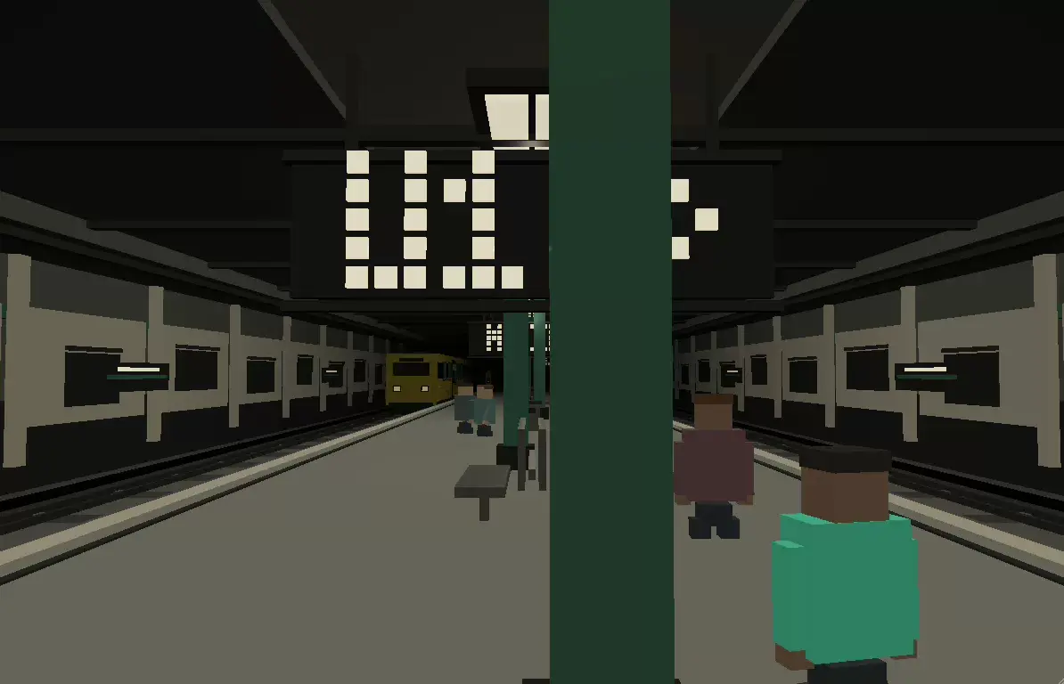 Preview of the interactive subway world Magic Subway